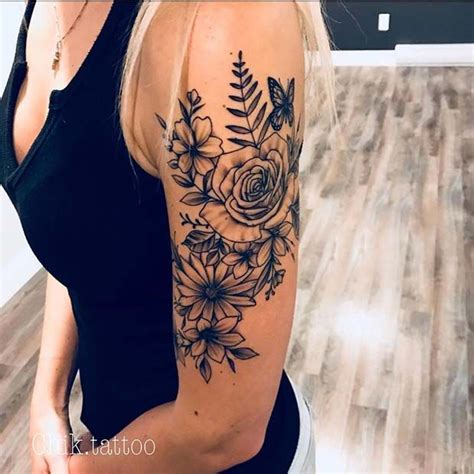 43 Beautiful Flower Tattoos for Women